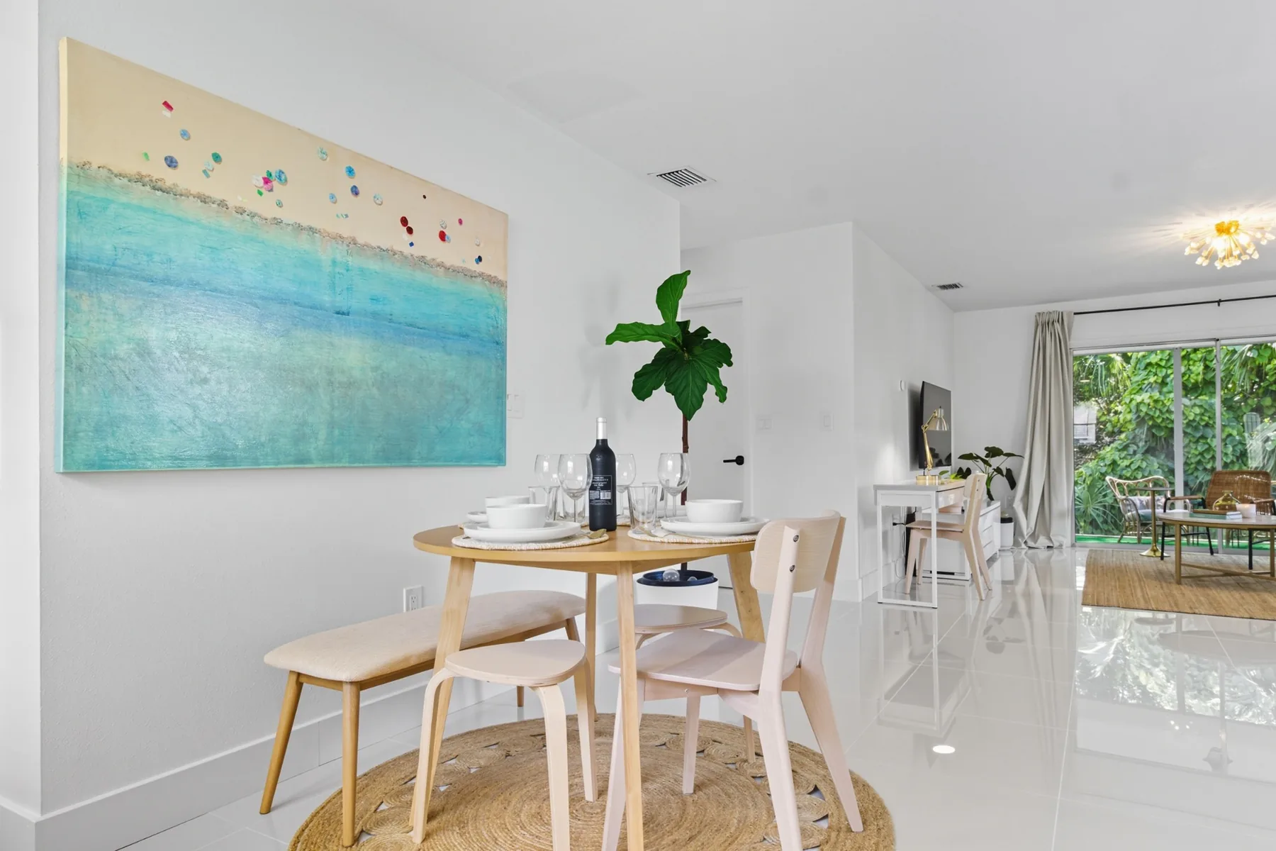 Dining area at We Are Blissful